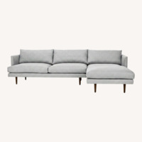 Article Burrard Modern Light Grey Sectional Sofa 