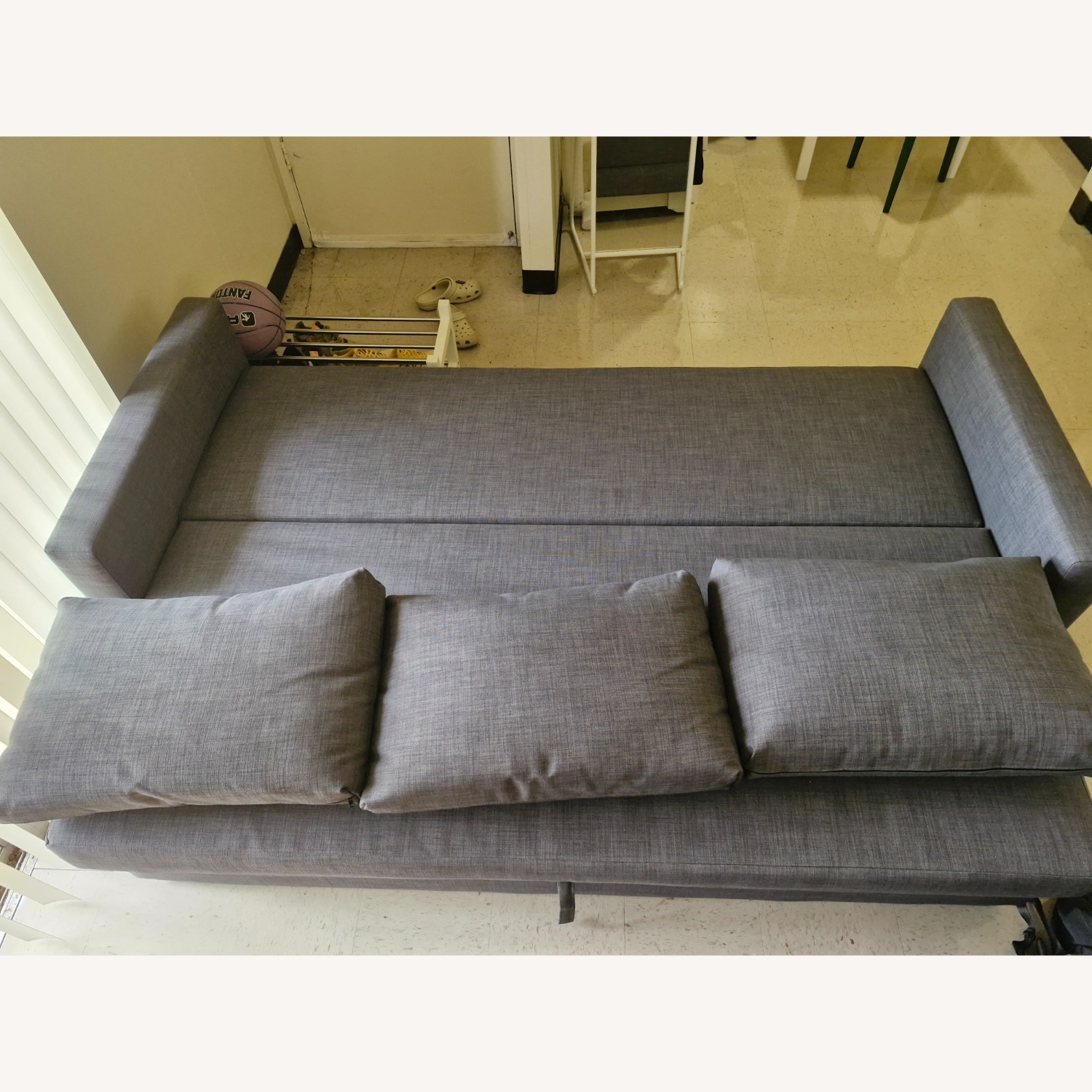 IKEA Friheten Dark Gray Fabric Sleeper Sofa - image-4