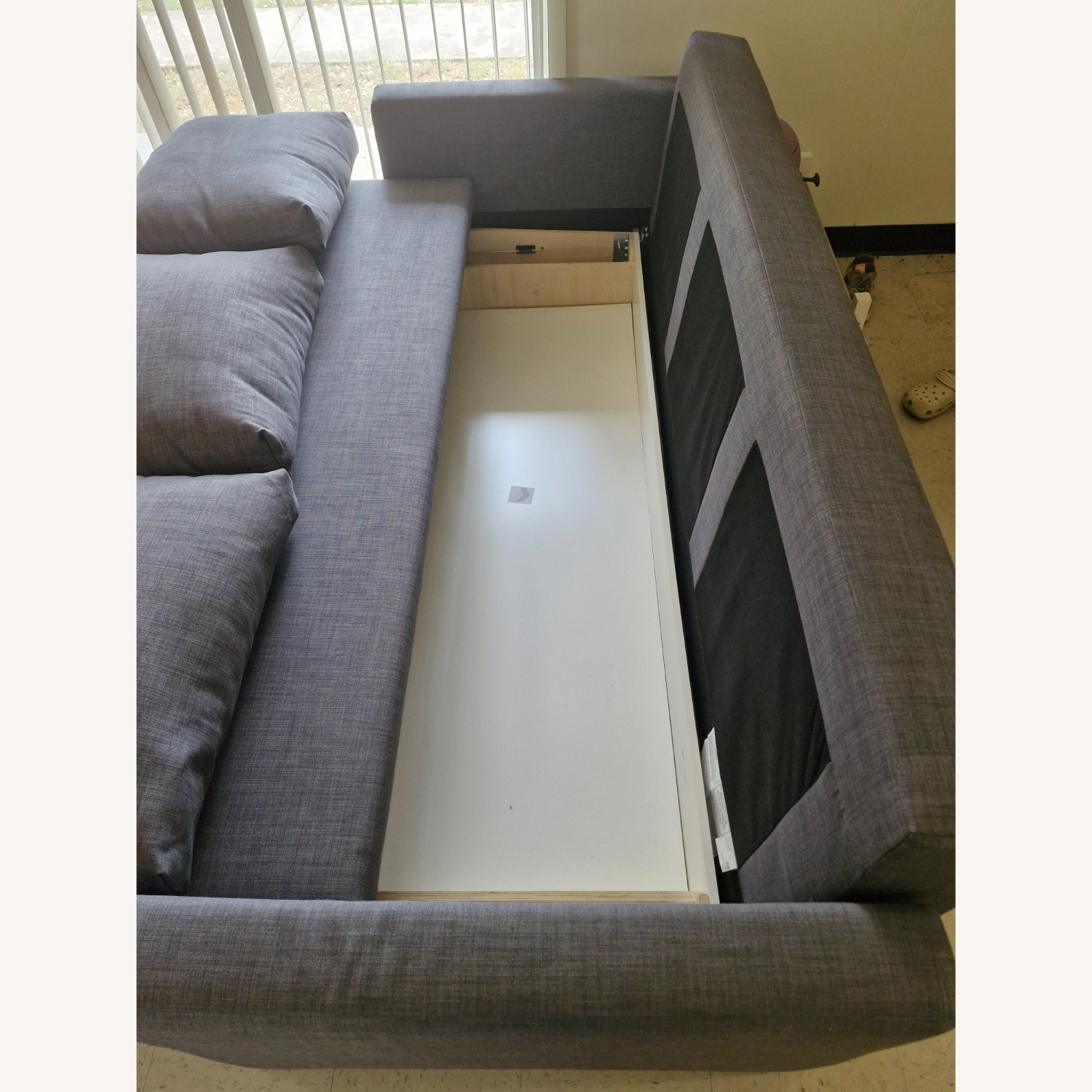 IKEA Friheten Dark Gray Fabric Sleeper Sofa - image-6