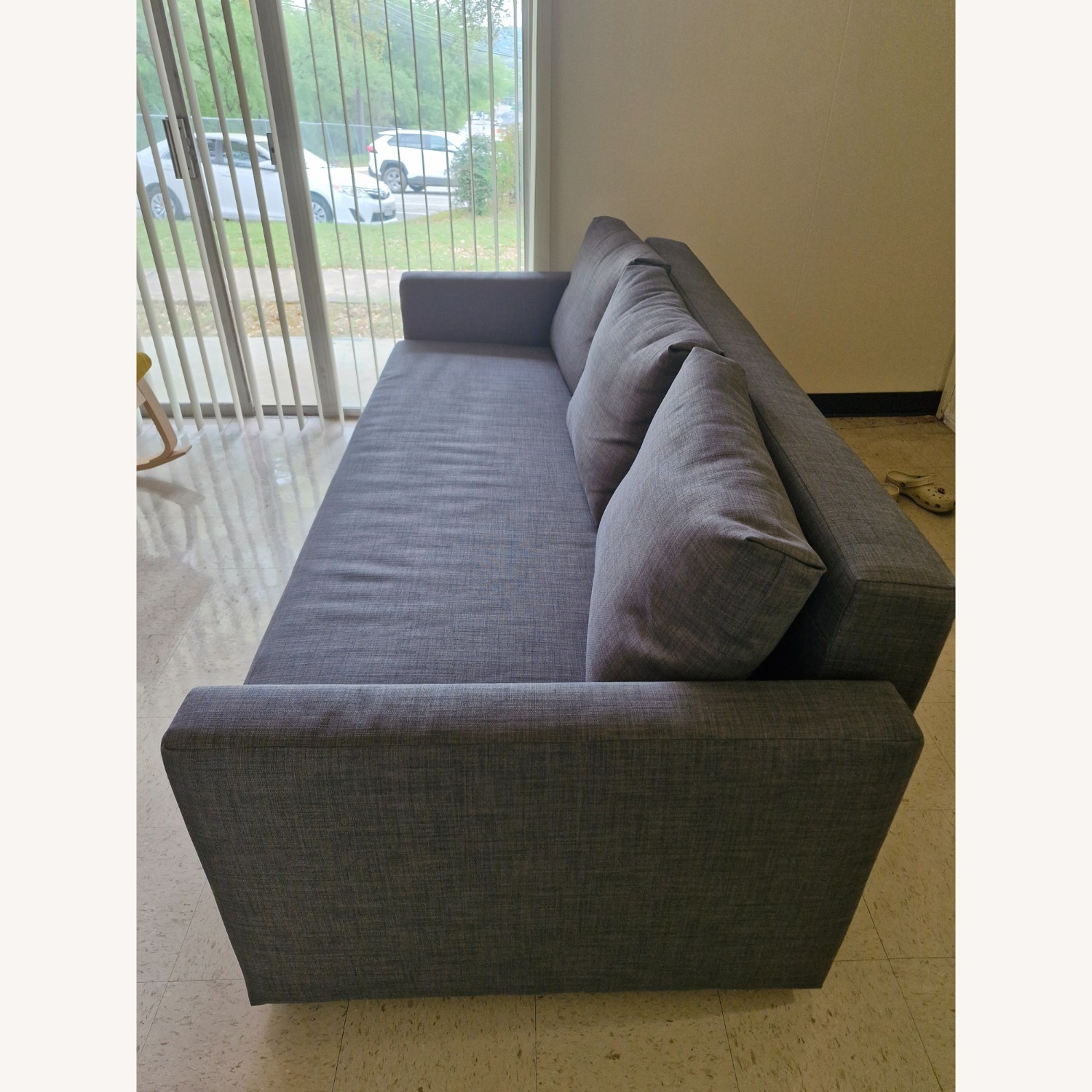 IKEA Friheten Dark Gray Fabric Sleeper Sofa - image-2