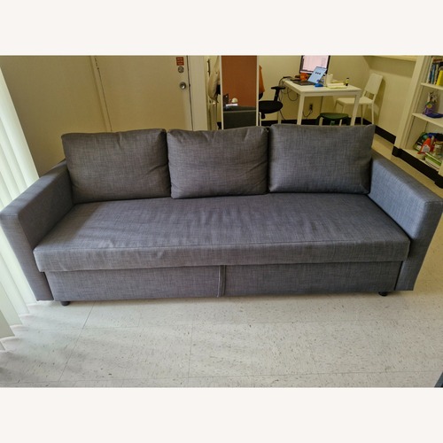 Used IKEA Friheten Dark Gray Fabric Sleeper Sofa for sale on AptDeco