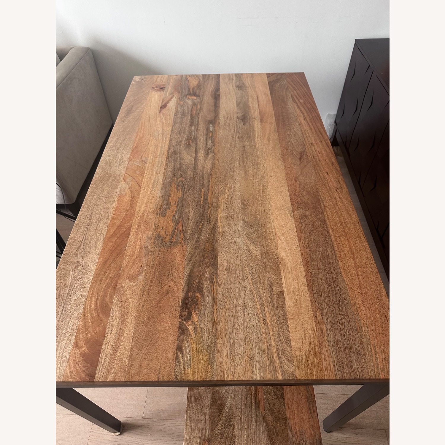 West Elm Box Frame Table and Bench - image-2