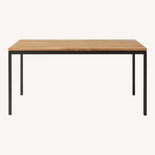 Used West Elm Box Frame Table and Bench for sale on AptDeco