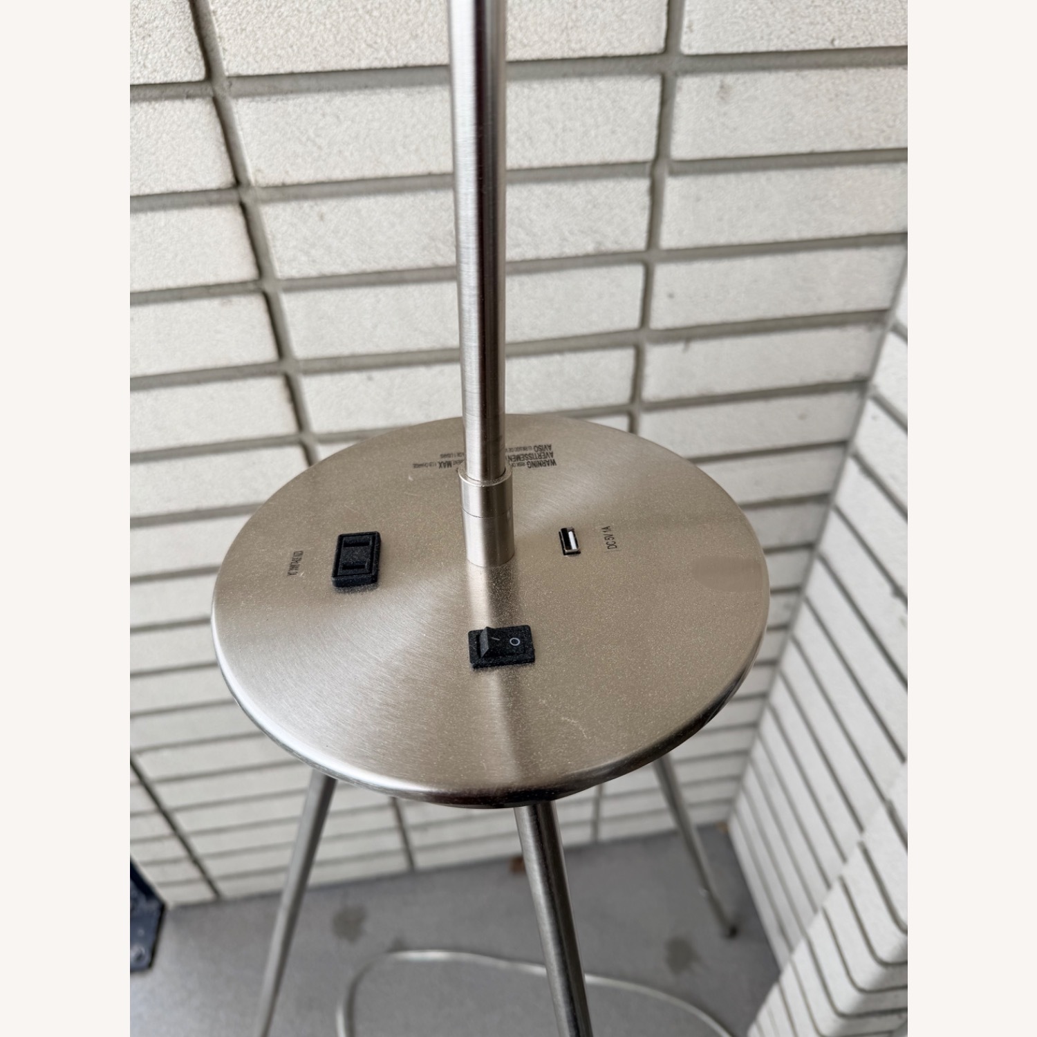 Lowe's Silver Contemporary Tripod Floor Lamp - image-4