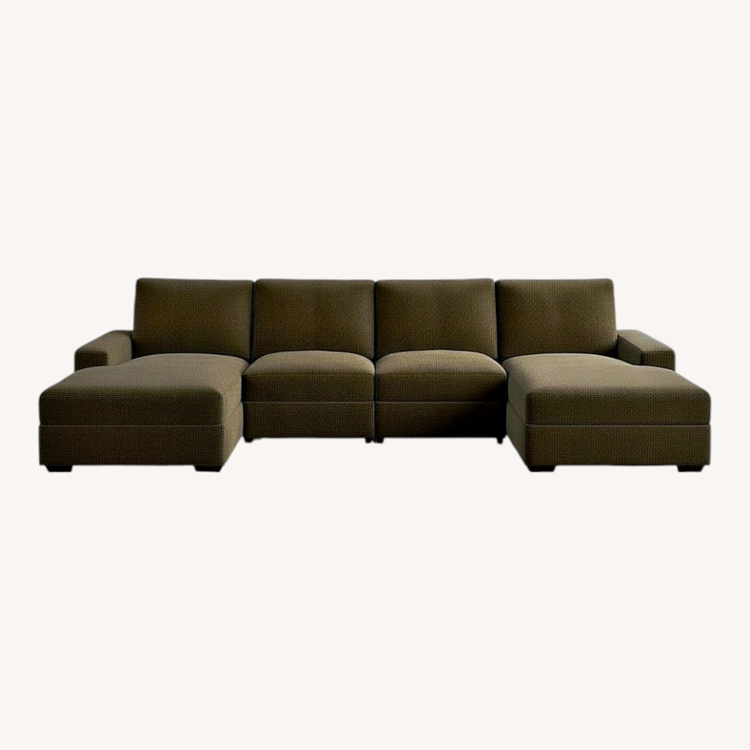 Pottery Barn Big Sur Sofa W Chaise/Ottoman - image-0