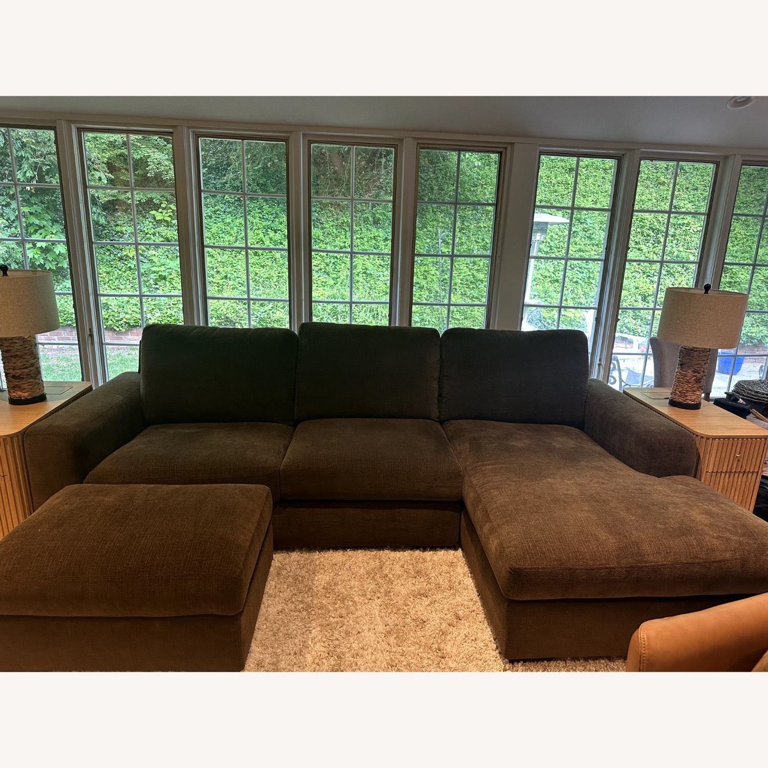 Pottery Barn Big Sur Sofa W Chaise/Ottoman - image-1