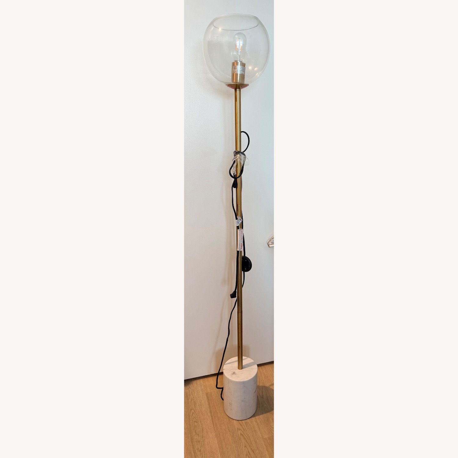 Safavieh Gold Marble Floor Lamp - image-2