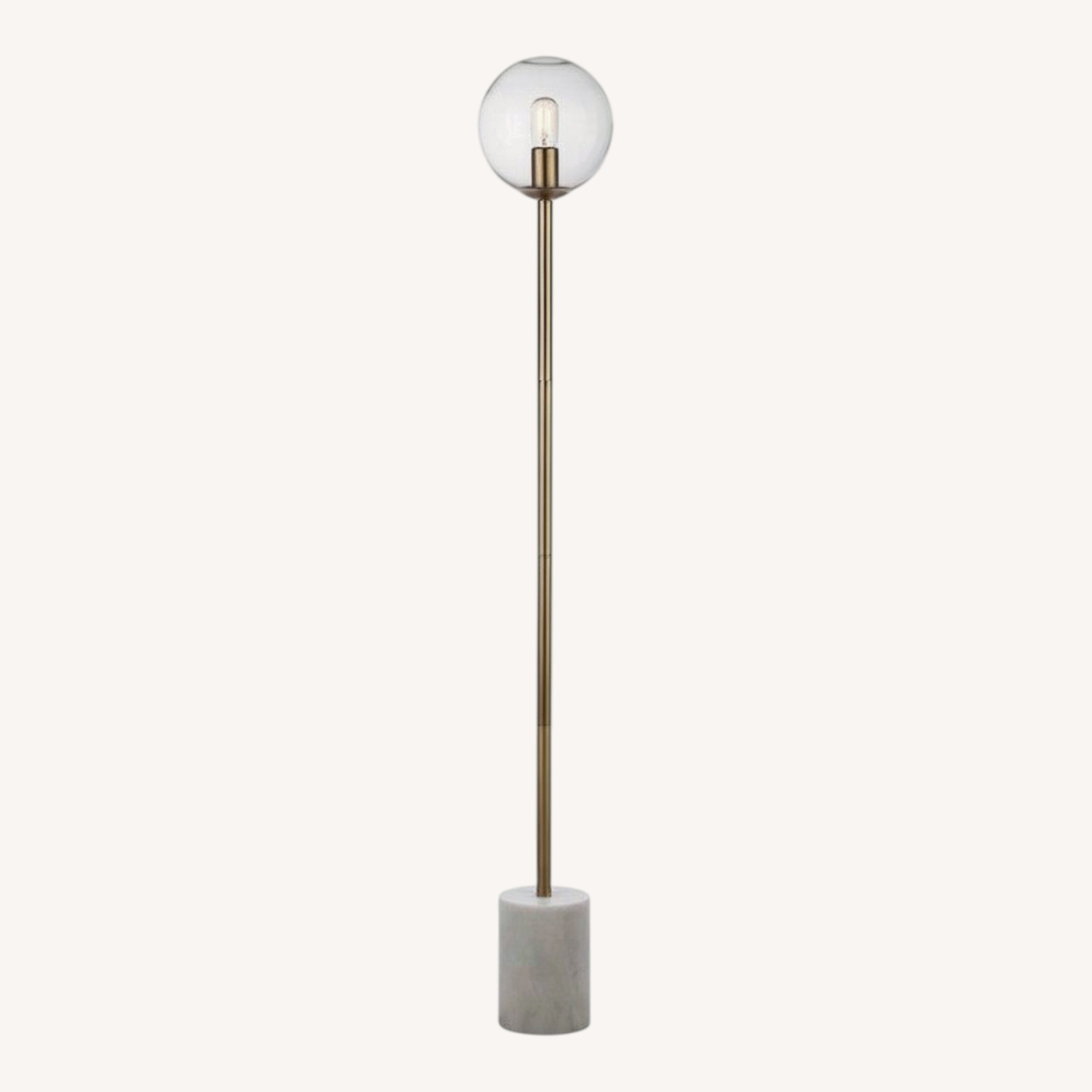 Safavieh Gold Marble Floor Lamp - image-0