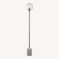 Safavieh Gold Marble Floor Lamp