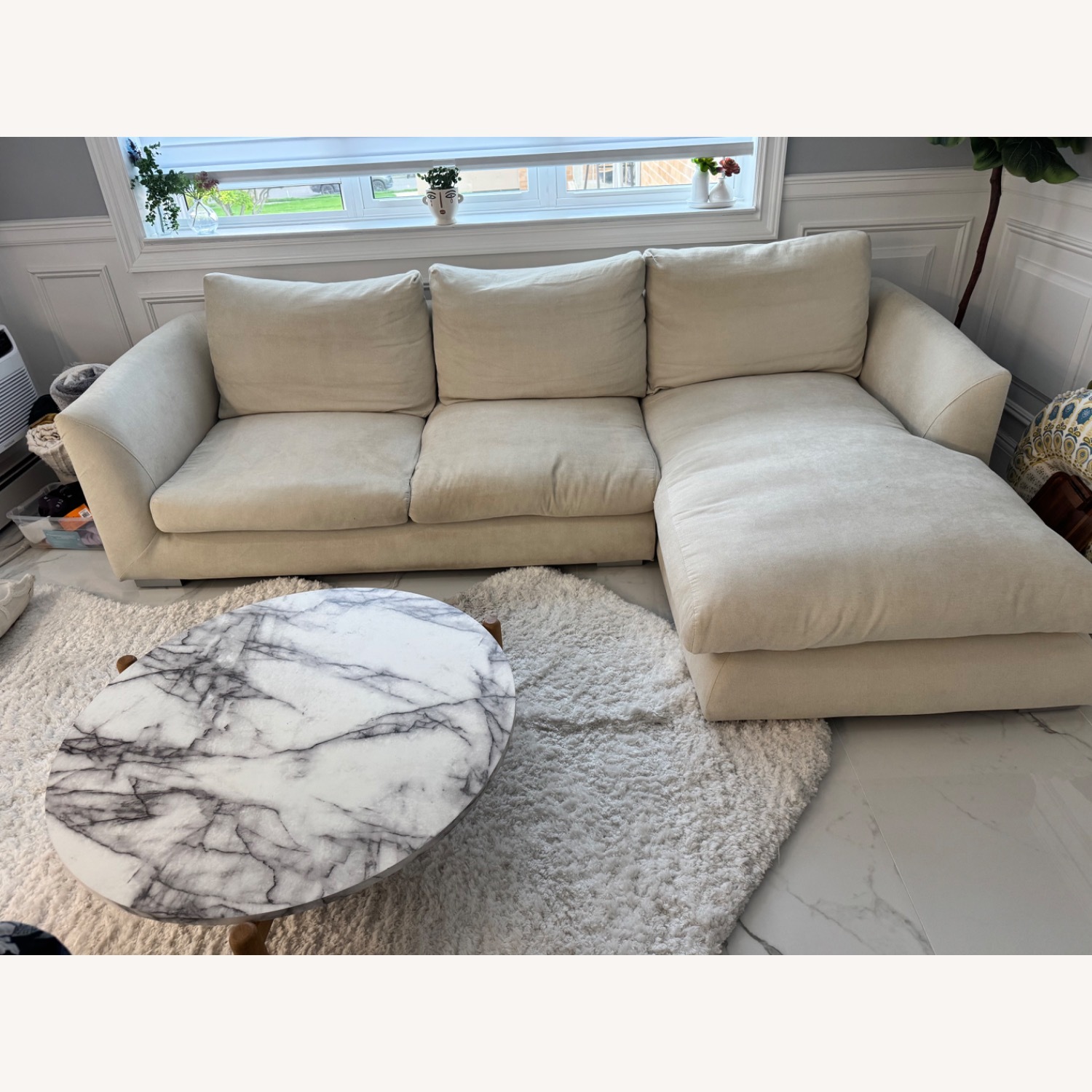 Valyou Feather Sectional Sofa - image-1
