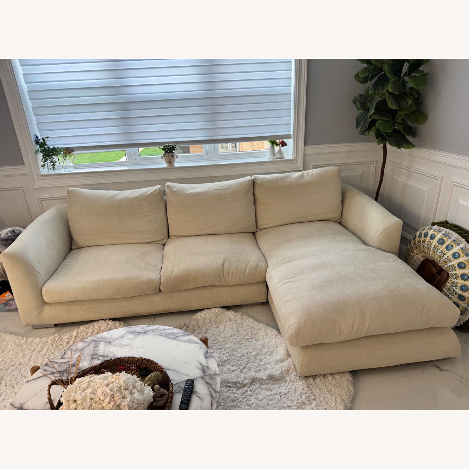 Valyou Feather Sectional Sofa - image-3