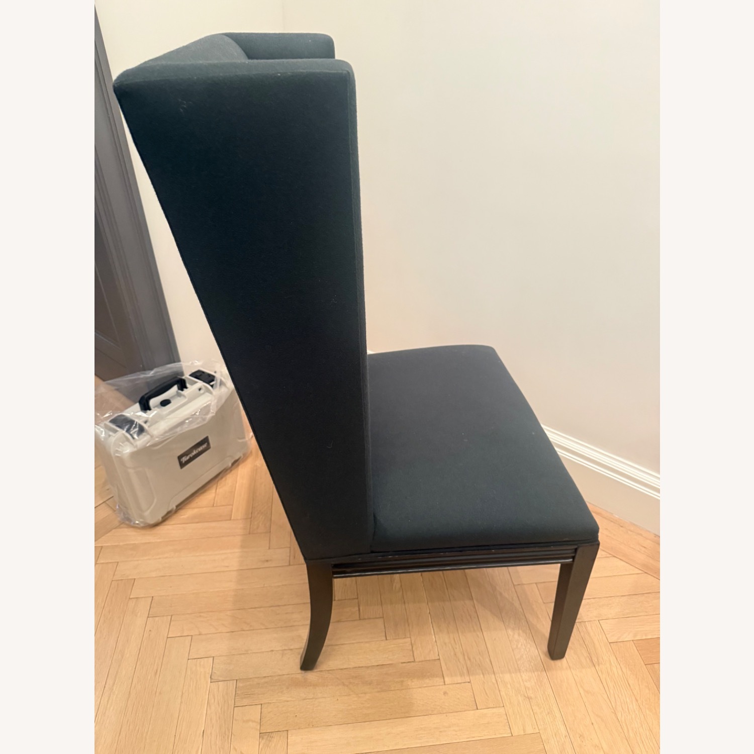 Pair of High Back Chairs Vintage - image-4