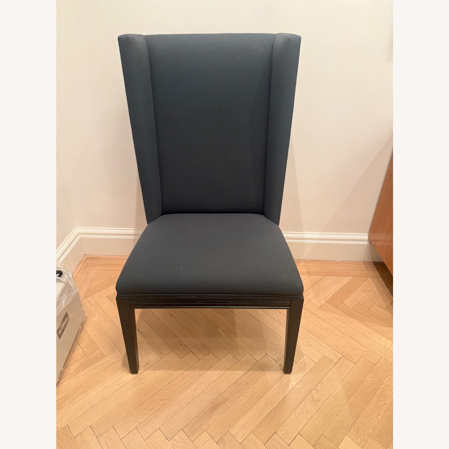 Pair of High Back Chairs Vintage - image-1
