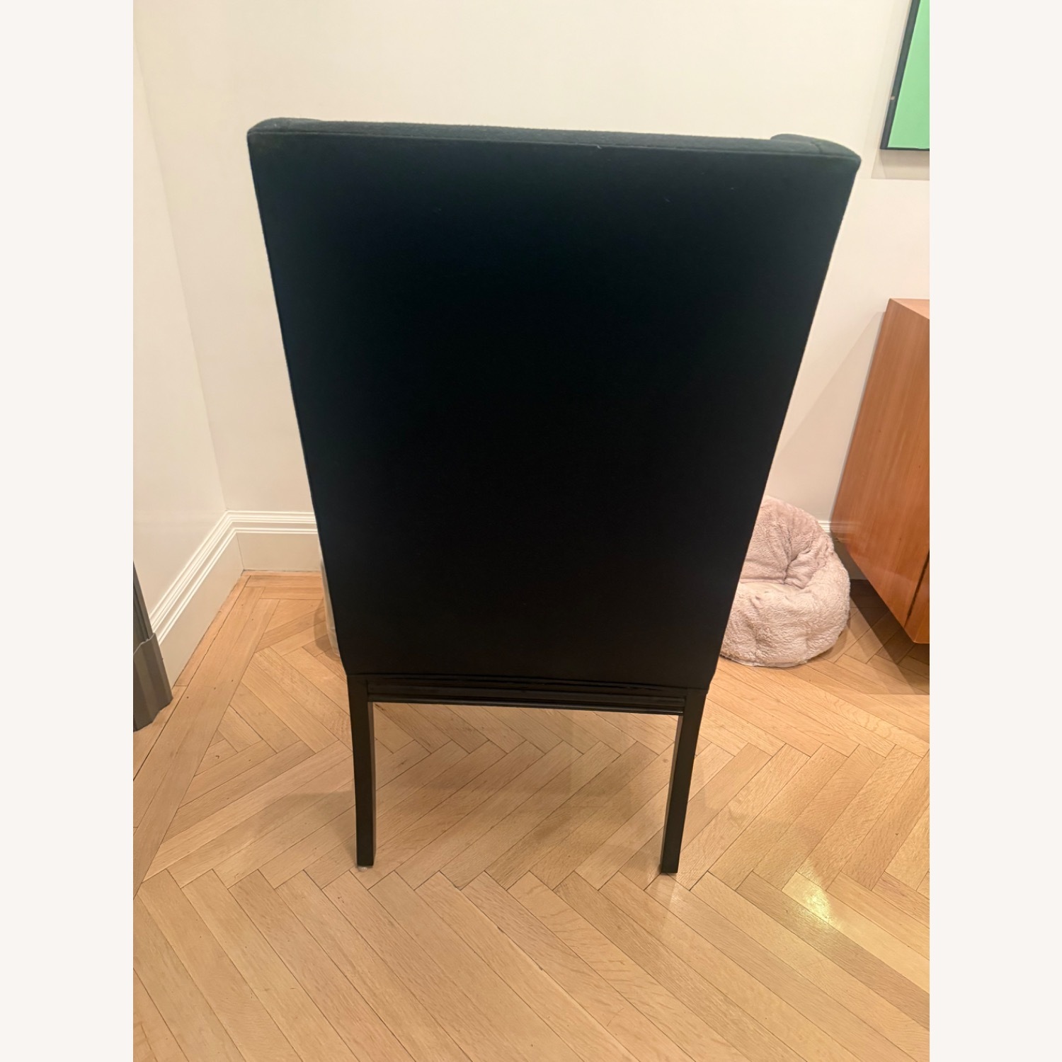 Pair of High Back Chairs Vintage - image-6