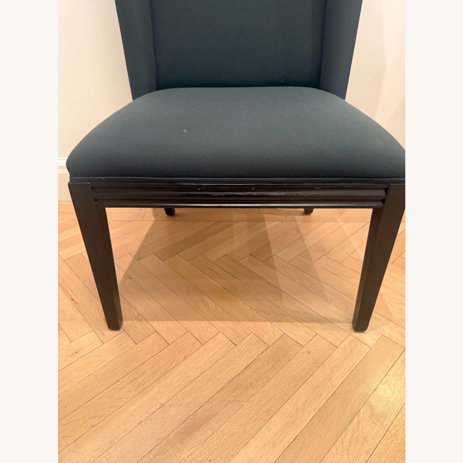 Pair of High Back Chairs Vintage - image-5