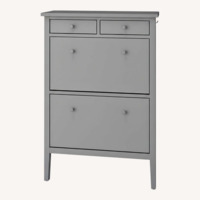 IKEA Light Gray Wood Chest