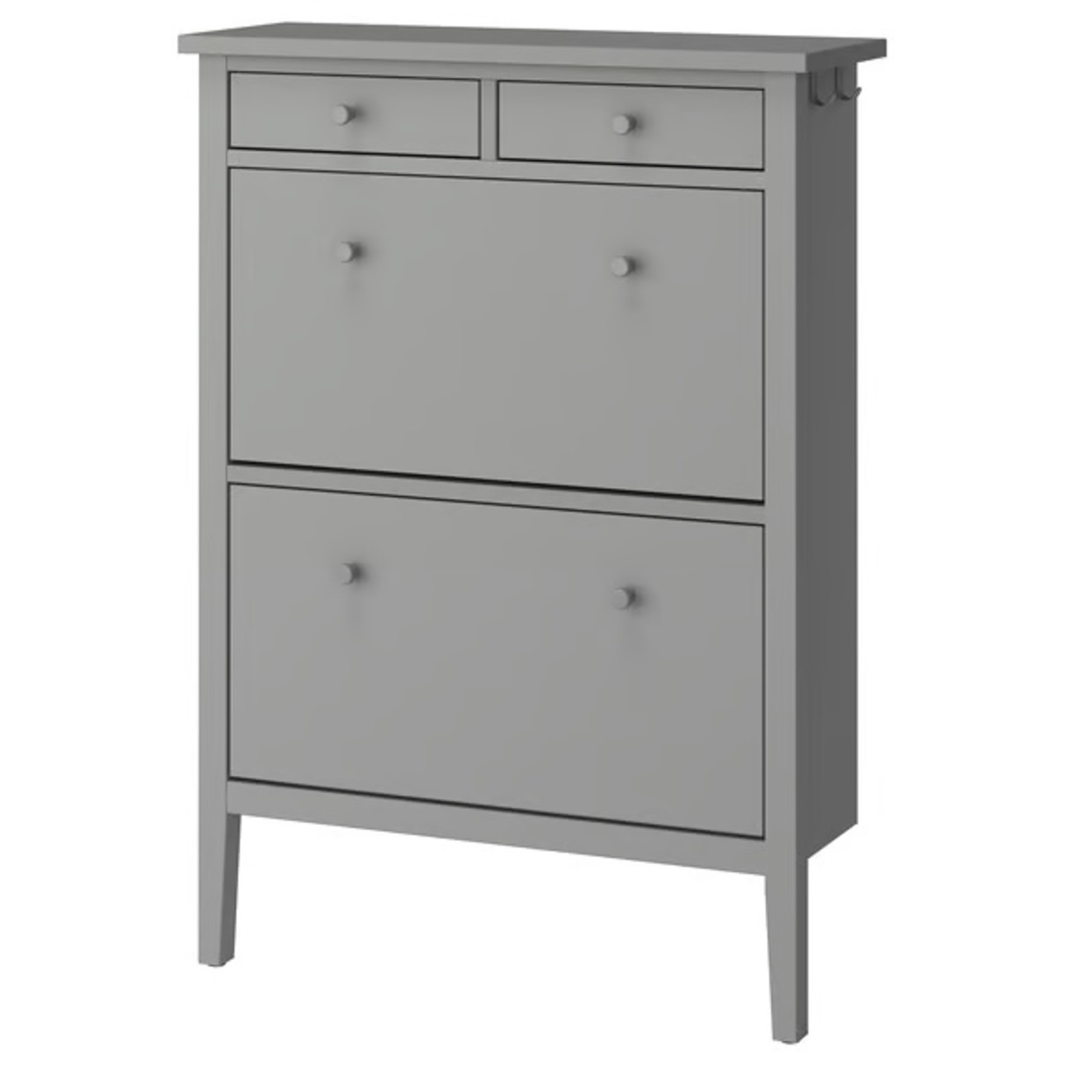 IKEA Light Gray Wood Chest - image-4