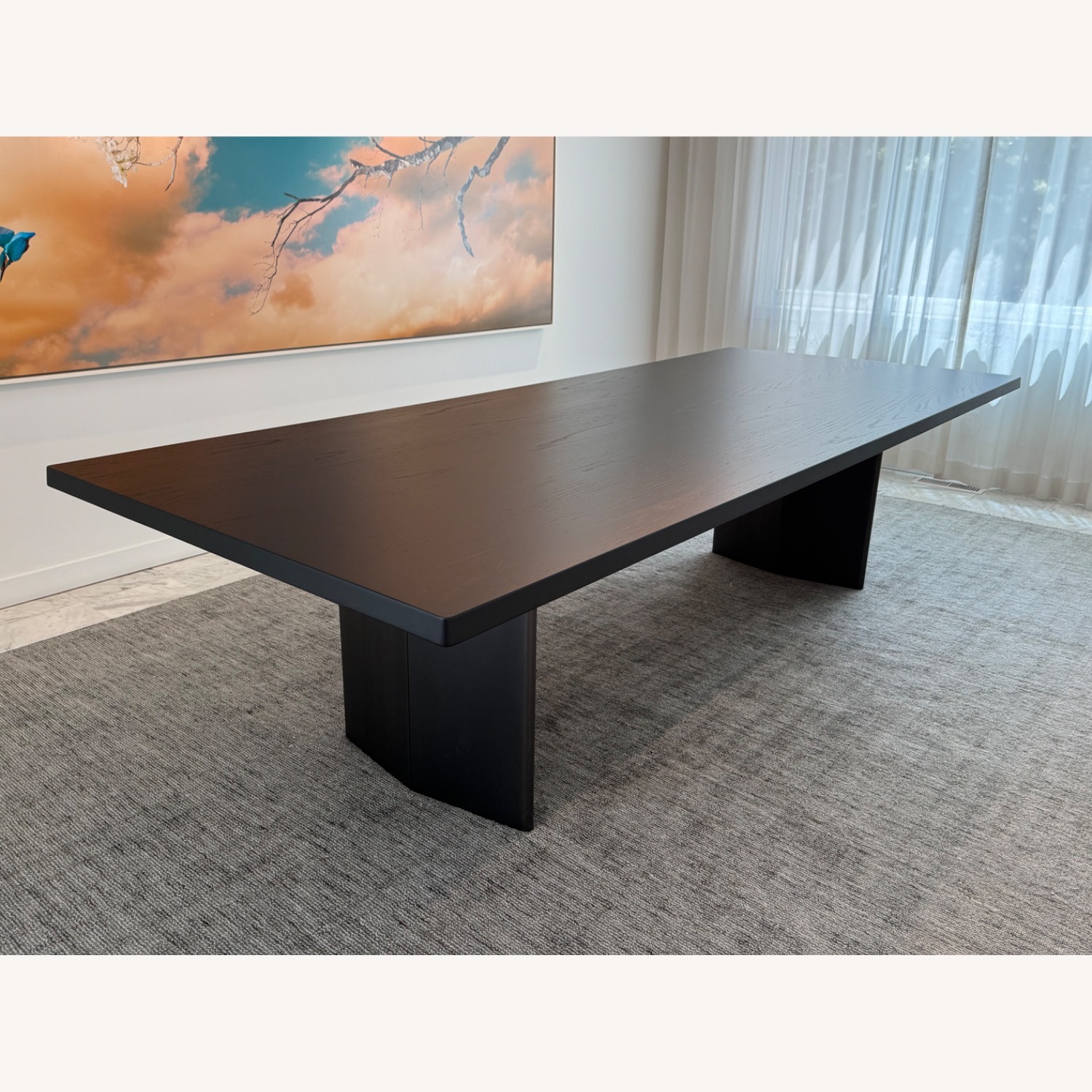 Minotti Morgan Dark Brown Dining Table - image-2