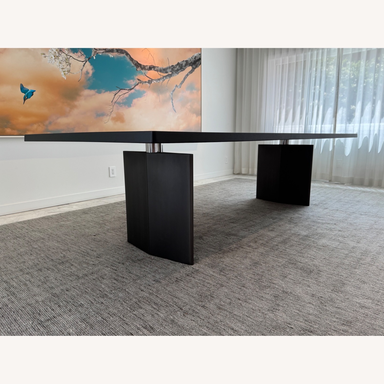 Minotti Morgan Dark Brown Dining Table - image-4