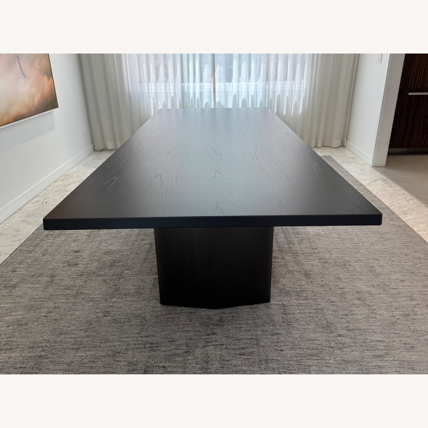 Minotti Morgan Dark Brown Dining Table - image-1
