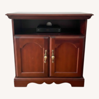Vintage/Antique Finds Dark Brown Media Storage