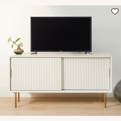 Used West Elm Quinn Shallow Media Console 48" for sale on AptDeco