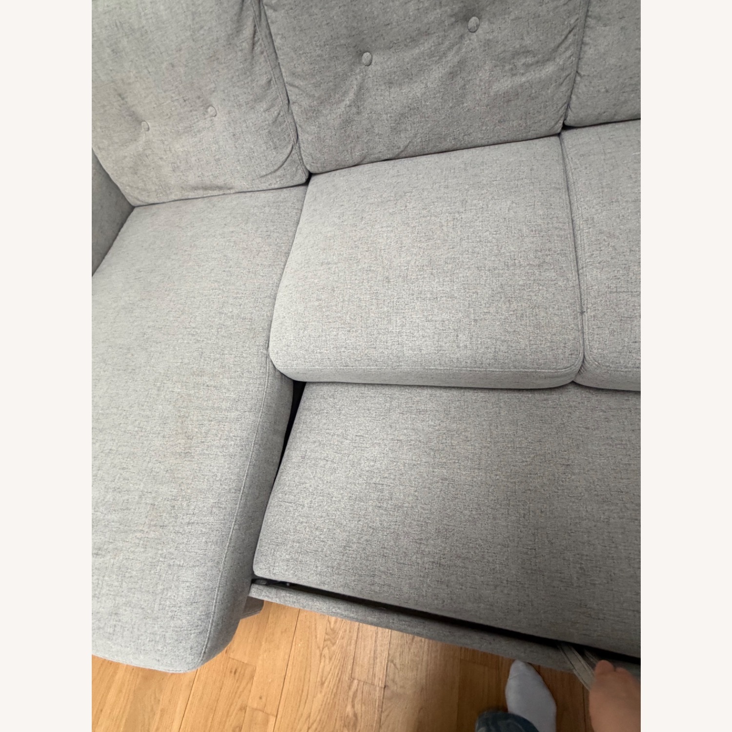 IKEA Barslov Gray Sleeper Sofa  - image-3