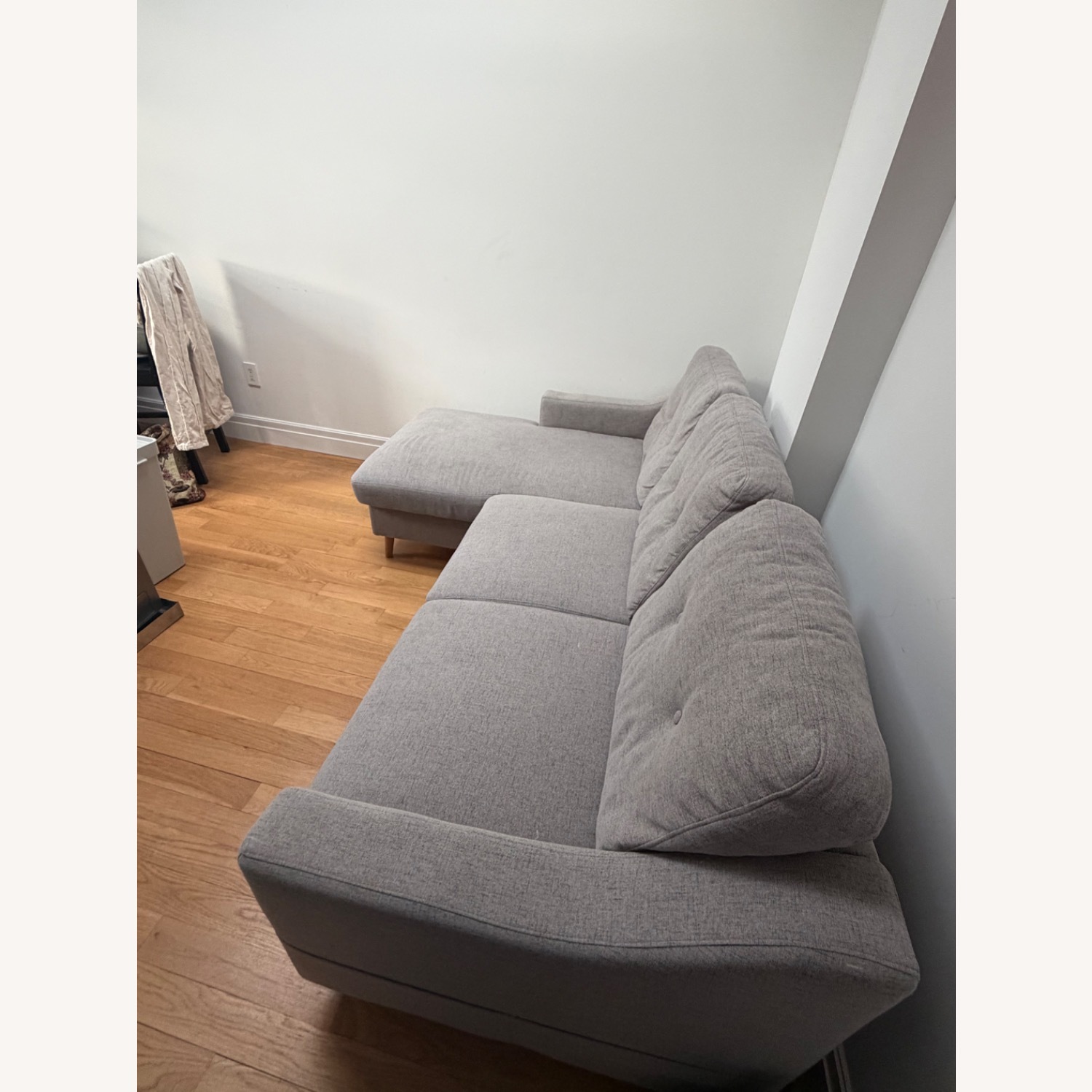 IKEA Barslov Gray Sleeper Sofa  - image-2