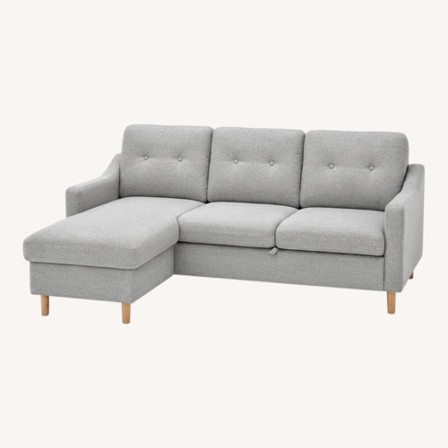 Used IKEA Barslov Gray Sleeper Sofa  for sale on AptDeco
