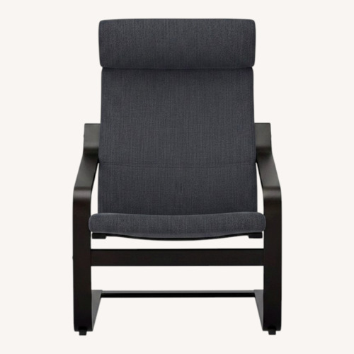 Used IKEA Leather Brown Armchair for sale on AptDeco