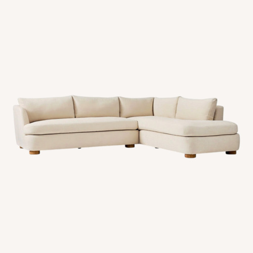 Used West Elm Leroy L Chaise Sofa  for sale on AptDeco