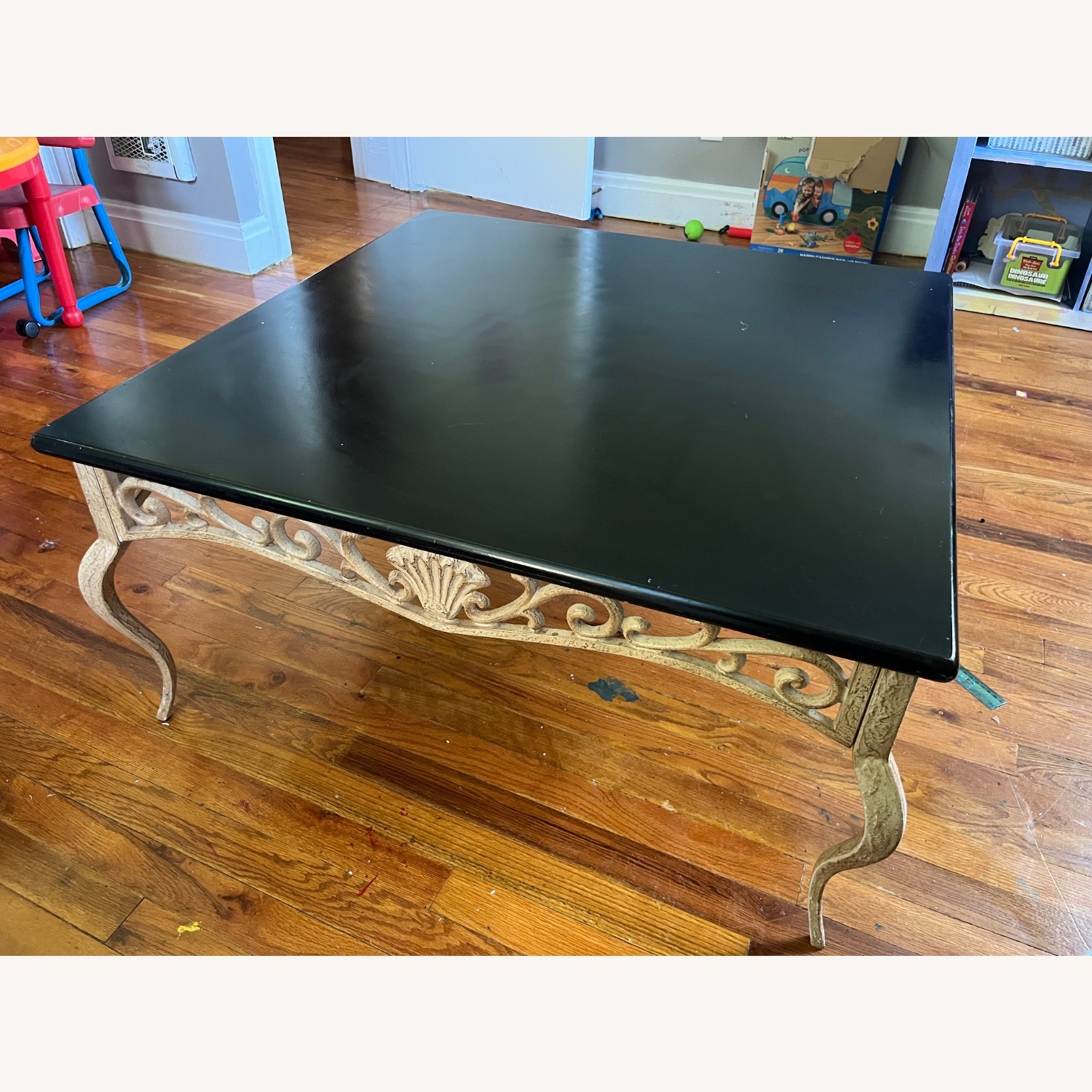 The Bombay Company Black Wood Coffee Table - image-1