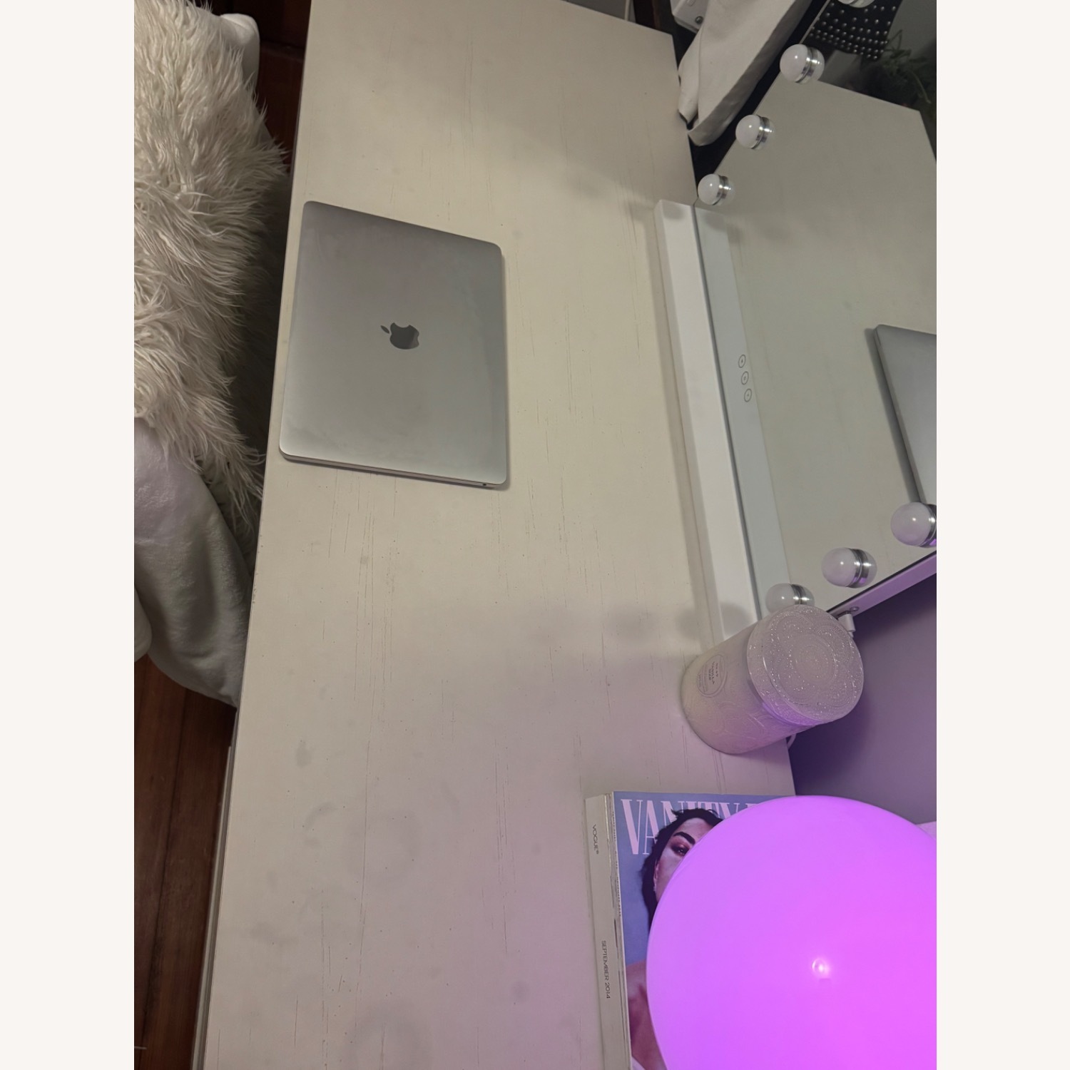 White Desk with 3 Drawer - image-2
