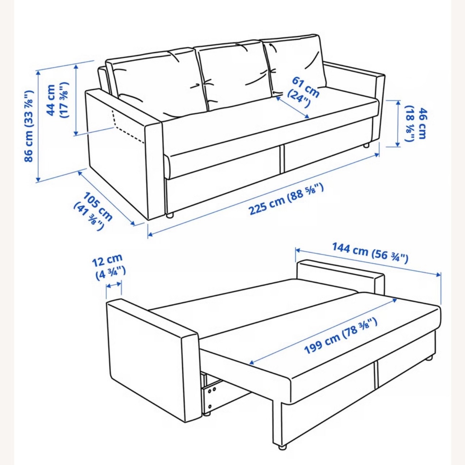 IKEA Light Gray 3+ Seater Sofa - image-3