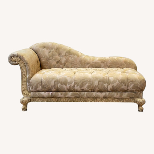 Used Light Brown Fabric Chaise Lounge for sale on AptDeco
