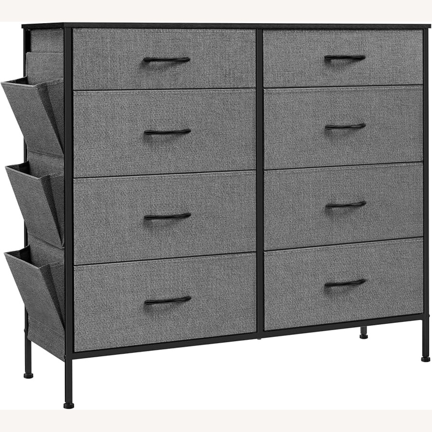 Amazon 8 Fabric Drawer Wooden Frame Dresser - image-4