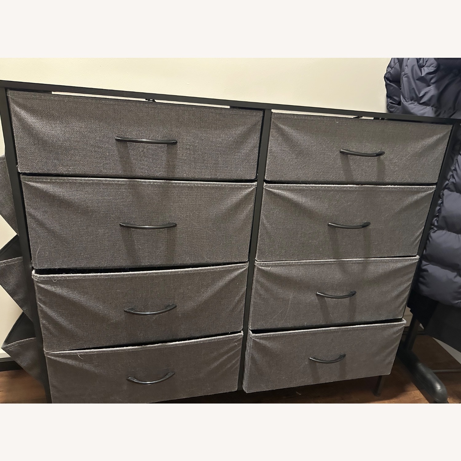 Amazon 8 Fabric Drawer Wooden Frame Dresser - image-1