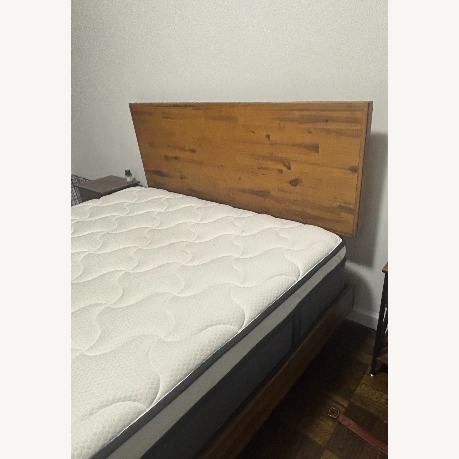 Wayfair Light Brown Wood Queen Bed - image-2