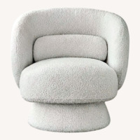 Wayfair Light Gray Fabric Accent Chair