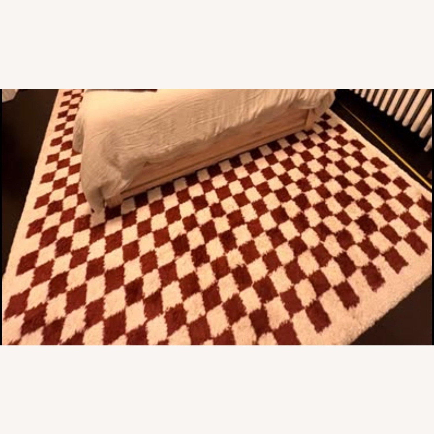 Wayfair Checkered Shag Rug - image-1