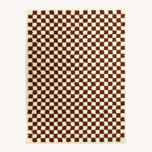 Used Wayfair Checkered Shag Rug  for sale on AptDeco