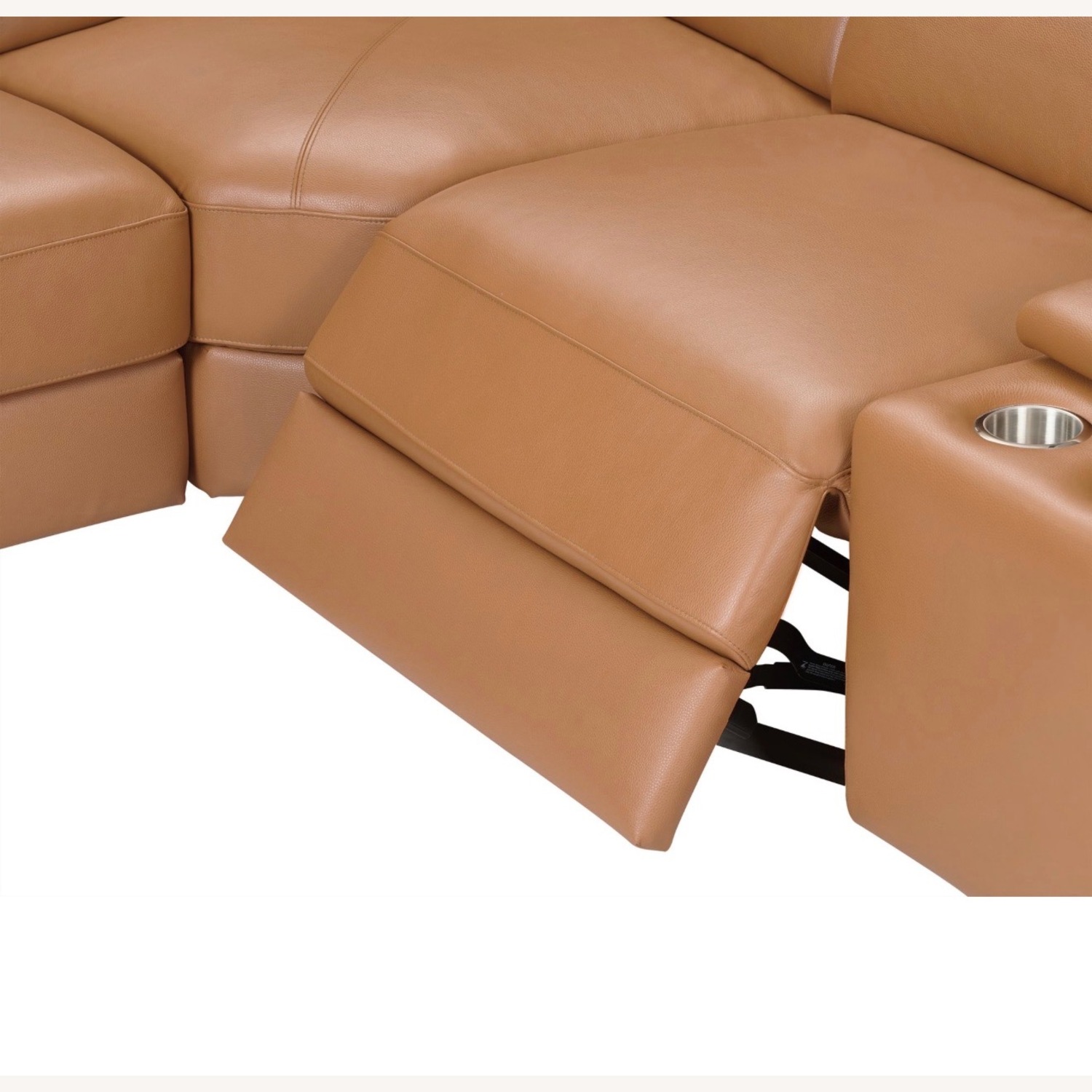 Caramel 7-Piece Reclining Sectional - image-4
