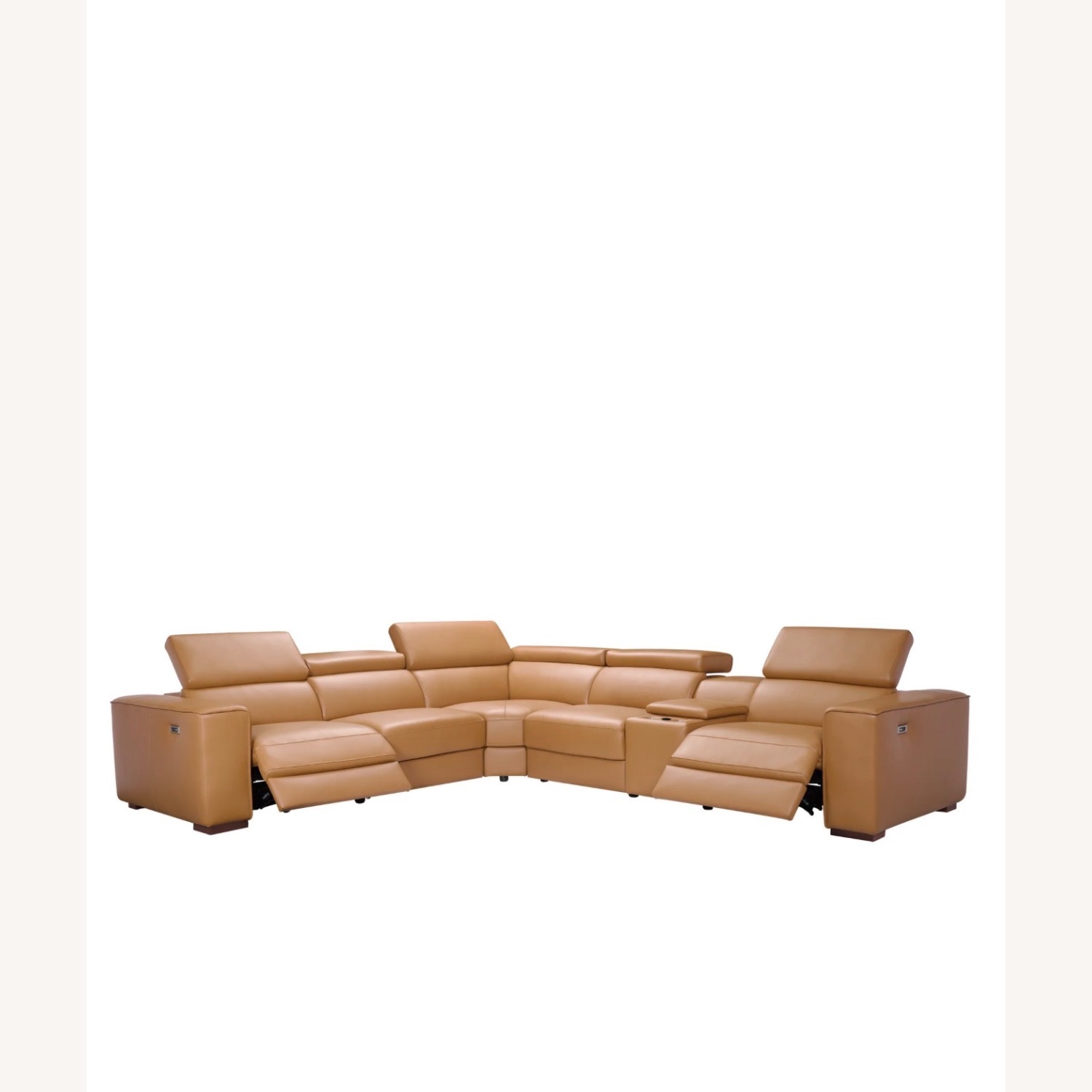 Caramel 7-Piece Reclining Sectional - image-2