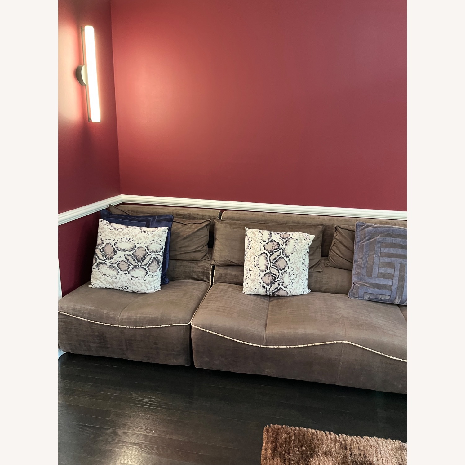 Dark Brown 3+ Piece Sectional - image-5