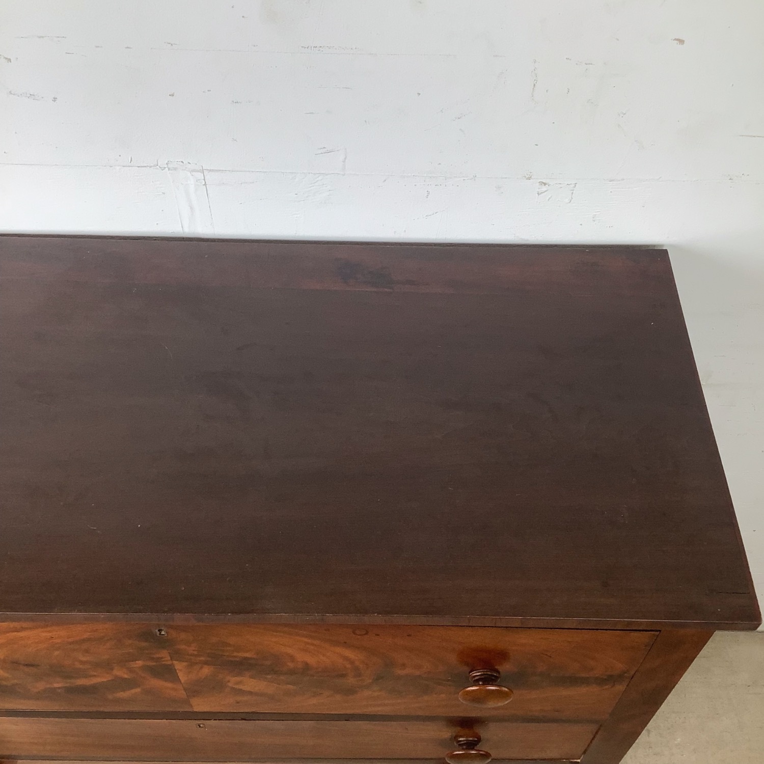 19th Century American Empire Four-Drawer Chest - image-4