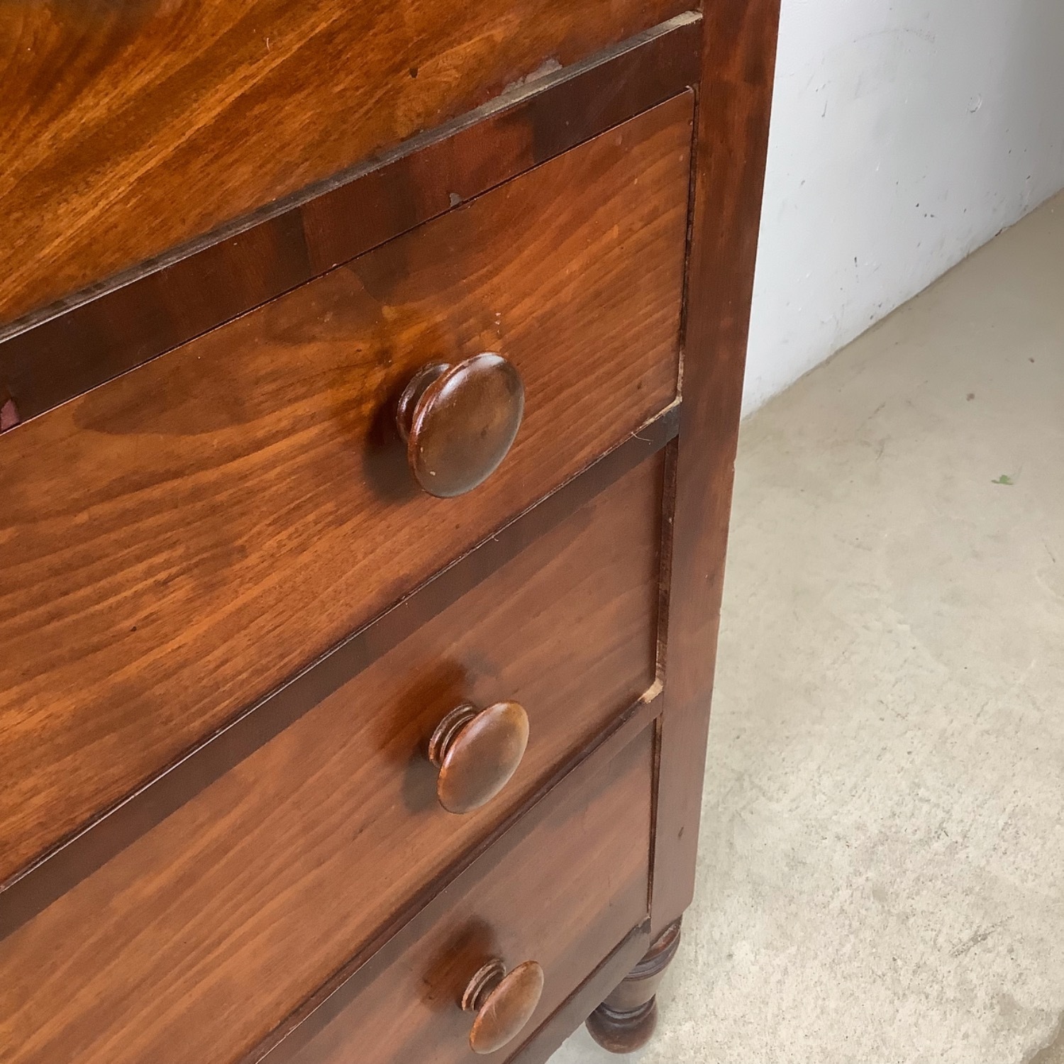 19th Century American Empire Four-Drawer Chest - image-19