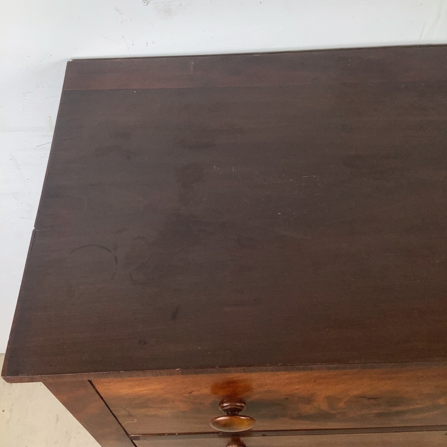 19th Century American Empire Four-Drawer Chest - image-3