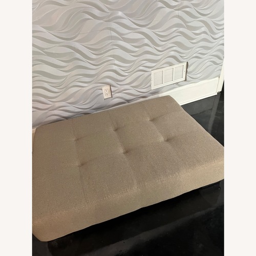 Used Natuzzi Italia Habita Light Brown Ottoman for sale on AptDeco