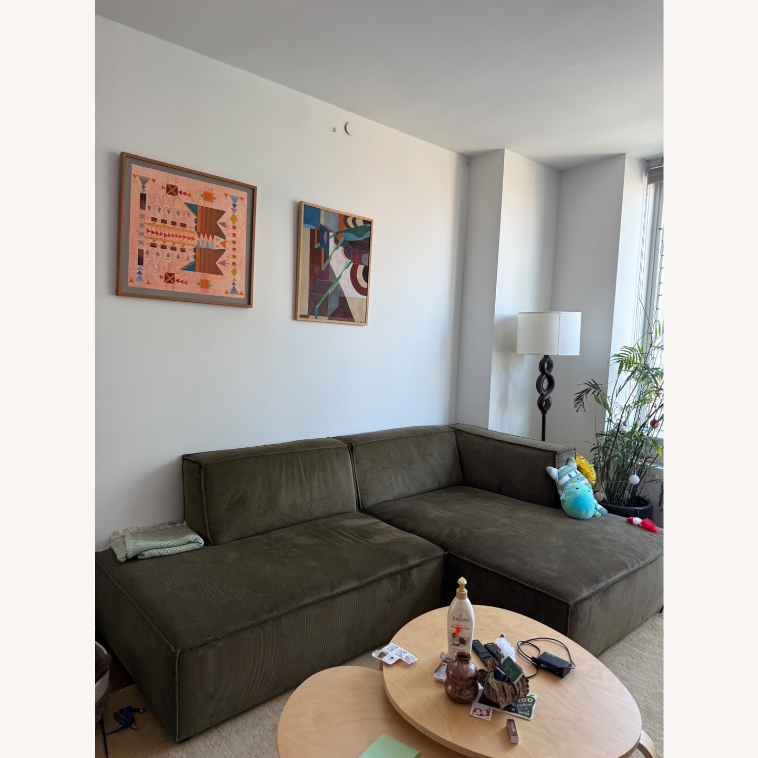 AllModern Shonnard Green 2 Piece Sectional - image-1