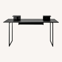 IKEA Obegränsad Black Desk
